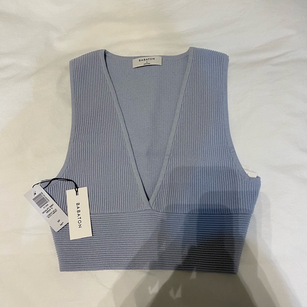 Babaton Deep V Sculpt Knit
